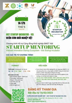 Vườn Ươm Khởi Nghiệp Việt- Chương trình Startup Mentoring thứ 5