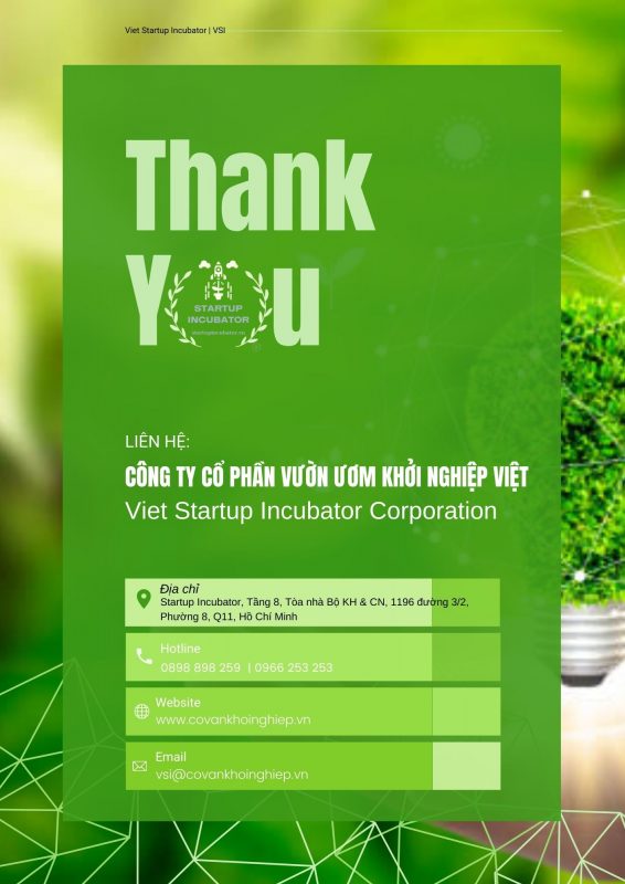 Vườn Ươm Khởi Nghiệp Việt - Viet Startup Incubator - VSI 20
