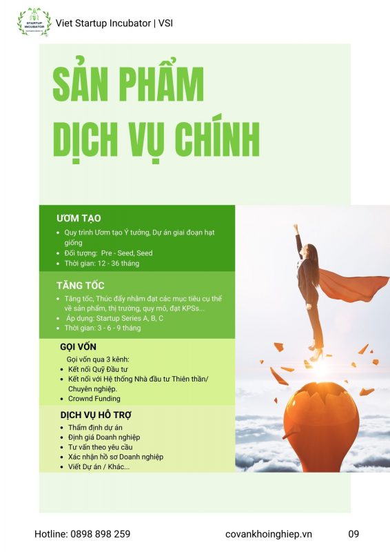Vườn Ươm Khởi Nghiệp Việt - Viet Startup Incubator - VSI 9