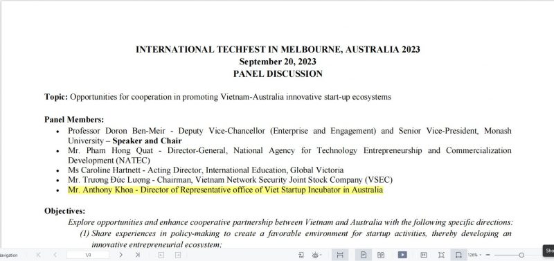 VSI Melbourne Australia - Vườn Ươm Khởi Nghiệp Việt tại Úc 3