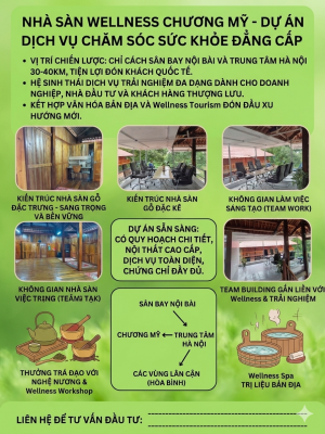 Nhà sàn Wellness Chương Mỹ - Bản giao hưởng di sản bên cửa ngõ Thủ đô