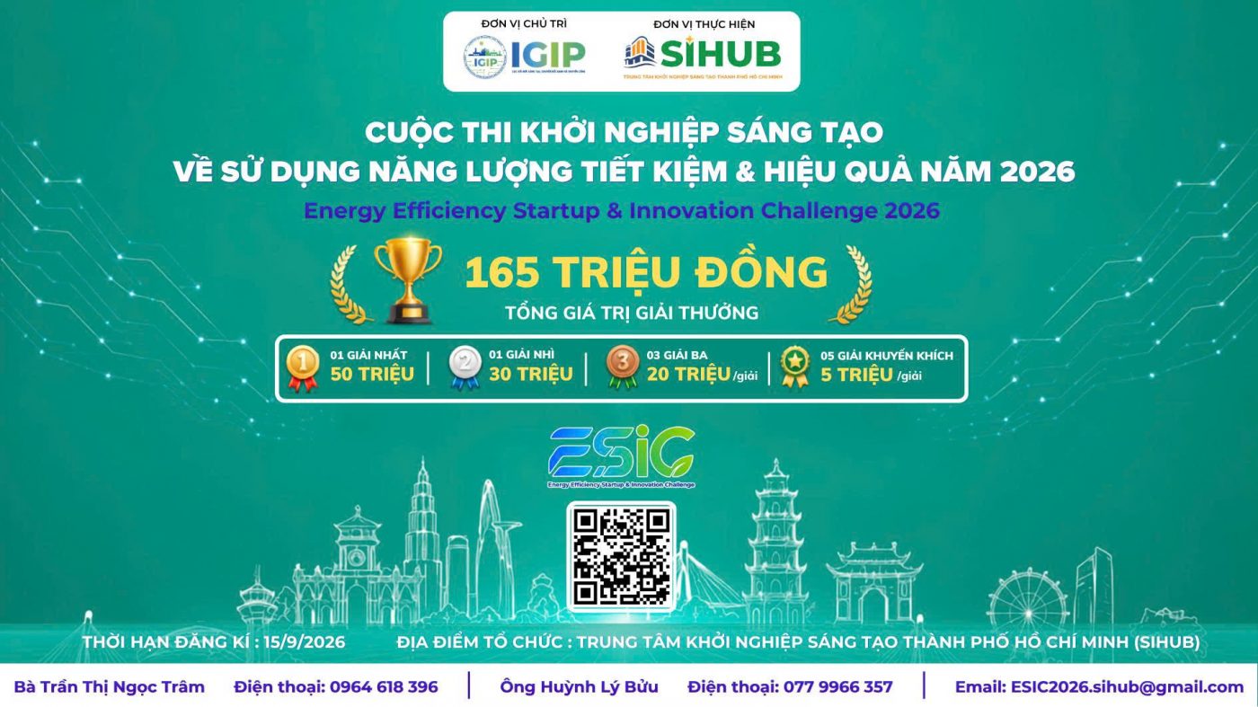ESIC 2026: Cuộc thi khởi nghiệp sáng tạo năng lượng